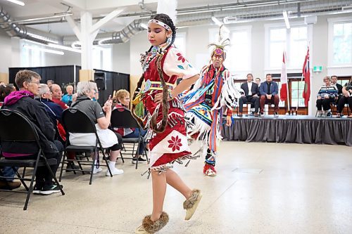 18062024
Jaelynn Borkent and Sam Jackson dance as part of the opening ceremonies for the 2024 Manitoba 55+ Games at the Dome Building on Tuesday morning. (Tim Smith/The Brandon Sun)