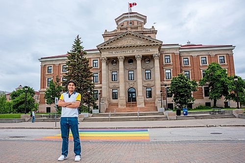 NIC ADAM / FREE PRESS
Ivan Nunez-Gamez graduated from U of M this year and has been a leading advocate for restoring international student health care. 
240618 - Tuesday, June 18, 2024.

Reporter: Matt