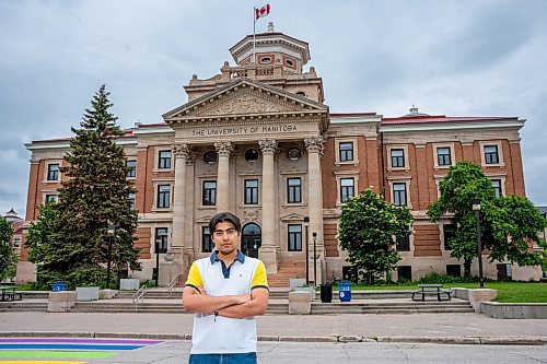 NIC ADAM / FREE PRESS
Ivan Nunez-Gamez graduated from U of M this year and has been a leading advocate for restoring international student health care. 
240618 - Tuesday, June 18, 2024.

Reporter: Matt