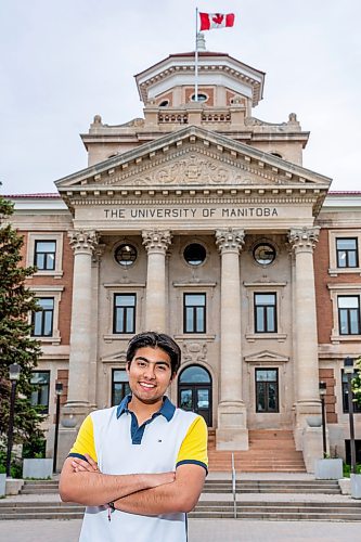 NIC ADAM / FREE PRESS
Ivan Nunez-Gamez graduated from U of M this year and has been a leading advocate for restoring international student health care. 
240618 - Tuesday, June 18, 2024.

Reporter: Matt