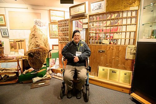 Mike Sudoma/Free Press
WW2 vet Len Van Roon Sr in front of the front of the first post office in the Charleswood area.
May 24, 2024