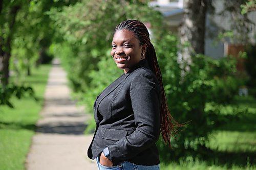 Tolulope Oke, a fourth-year business administration student at Brandon University, also works as a customer service representative at the Bank of Montreal on Rosser Avenue. Photos: Abiola Odutola/The Brandon Sun