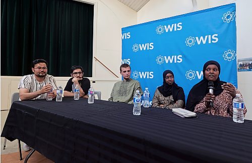 After leaving Somalia and before arriving in Canada, Tayosan Usman Kafel said her father died and her family was separated from her younger sister during a World Refugee Day event held by Westman Immigrant Services on Thursday. (Colin Slark/The Brandon Sun)