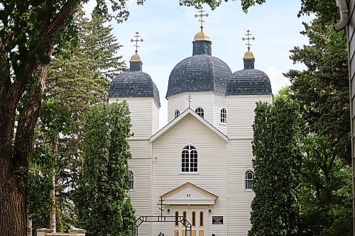 The Ukrainian Orthodox Church of the Holy Ghost at 55 11th St. North in Brandon was built in 1924. This Sunday, worshippers plan a celebration to honour the church's 100 years. (Michele McDougall/The Brandon Sun)