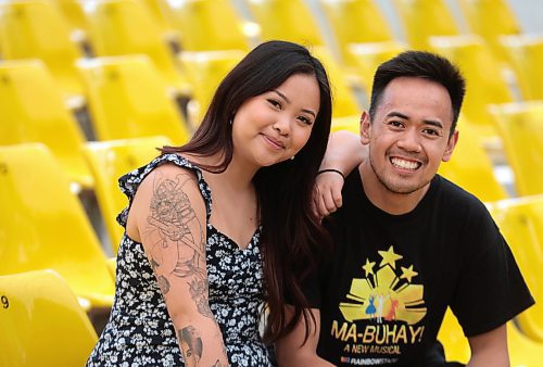 Ruth Bonneville / Free Press

Ent - MA-BUHAY Rainbow Stage 

Photos of Justin Bulaong - Assistant Dance Captain and his sister Jerilyn Bulaong, ENSEMBLE, at rehearsal Wednesday. 

Story: The upcoming musical Ma buhay is a family affair. There's three Malolos (Nathan, Johan and Annika) kids in the cast, two Bulaongs (Justin and Jerilyn) in the dance corps, Sevillos (creator Joseph and his nephew actor Jordan), co-choreographer Sharlyne Chua and her brother Shauldon Santos. 

Where: Rainbow Stage 

Ben Waldman 

June 19th, 2024