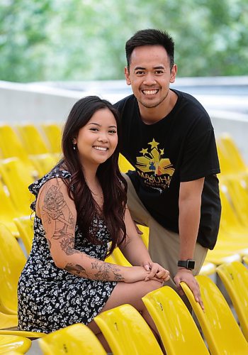 Ruth Bonneville / Free Press

Ent - MA-BUHAY Rainbow Stage 

Photos of Justin Bulaong - Assistant Dance Captain and his sister Jerilyn Bulaong, ENSEMBLE, at rehearsal Wednesday. 

Story: The upcoming musical Ma buhay is a family affair. There's three Malolos (Nathan, Johan and Annika) kids in the cast, two Bulaongs (Justin and Jerilyn) in the dance corps, Sevillos (creator Joseph and his nephew actor Jordan), co-choreographer Sharlyne Chua and her brother Shauldon Santos. 

Where: Rainbow Stage 

Ben Waldman 

June 19th, 2024