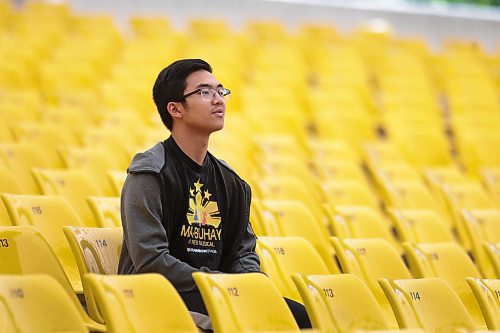 Ruth Bonneville / Free Press

Ent - MA-BUHAY Rainbow Stage 

Seanne Buenafe, Music Director/Conductor,
Piano Vocal Arranger, in the stands watching the rehearsal Wednesday. 

Story: The upcoming musical Ma buhay is a family affair. There's three Malolos (Nathan, Johan and Annika) kids in the cast, two Bulaongs (Justin and Jerilyn) in the dance corps, Sevillos (creator Joseph and his nephew actor Jordan), co-choreographer Sharlyne Chua and her brother Shauldon Santos. 

Where: Rainbow Stage 

Ben Waldman 

June 19th, 2024