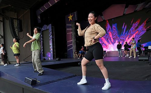 Ruth Bonneville / Free Press

Ent - MA-BUHAY Rainbow Stage 

Photos on stage during rehearsal Wednesday. 

Story: The upcoming musical Ma buhay is a family affair. There's three Malolos (Nathan, Johan and Annika) kids in the cast, two Bulaongs (Justin and Jerilyn) in the dance corps, Sevillos (creator Joseph and his nephew actor Jordan), co-choreographer Sharlyne Chua and her brother Shauldon Santos. 

Where: Rainbow Stage 

Ben Waldman 

June 19th, 2024