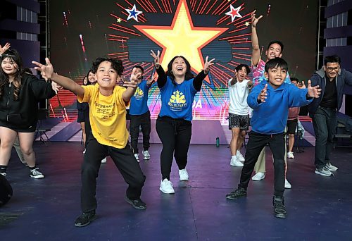 Ruth Bonneville / Free Press

Ent - MA-BUHAY Rainbow Stage 

Photos on stage during rehearsal Wednesday. 

Story: The upcoming musical Ma buhay is a family affair. There's three Malolos (Nathan, Johan and Annika) kids in the cast, two Bulaongs (Justin and Jerilyn) in the dance corps, Sevillos (creator Joseph and his nephew actor Jordan), co-choreographer Sharlyne Chua and her brother Shauldon Santos. 

Where: Rainbow Stage 

Ben Waldman 

June 19th, 2024