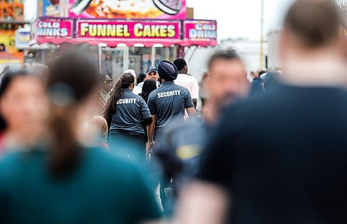 JOHN WOODS / FREE PRESS
Security patrol the grounds as people enjoy the last day of the Ex in Winnipeg Sunday, June 23, 2024. 

Reporter: ?