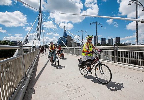 JOHN WOODS / FREE PRESS
People take part in the second annual Fancy Women Bike Ride in Winnipeg Sunday, June 23, 2024. 

Reporter: ?