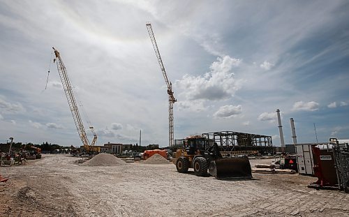 JOHN WOODS / FREE PRESS
Construction of the new North End Sewage Treatment facility continues in Winnipeg Monday, June 24, 2024. 

Reporter: joyanne