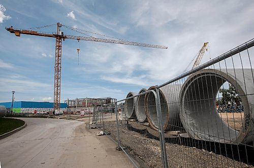 JOHN WOODS / FREE PRESS
Construction of the new North End Sewage Treatment facility continues in Winnipeg Monday, June 24, 2024. 

Reporter: joyanne