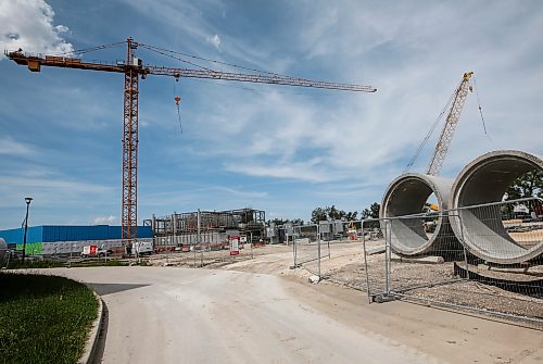 JOHN WOODS / FREE PRESS
Construction of the new North End Sewage Treatment facility continues in Winnipeg Monday, June 24, 2024. 

Reporter: joyanne