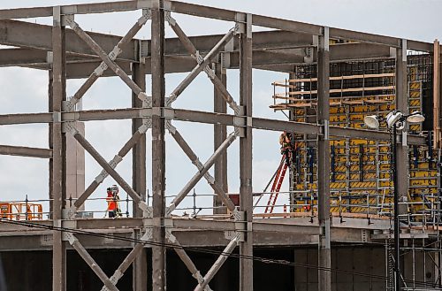 JOHN WOODS / FREE PRESS
Construction of the new North End Sewage Treatment facility continues in Winnipeg Monday, June 24, 2024. 

Reporter: joyanne