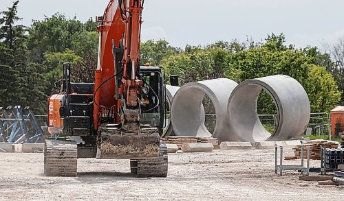 JOHN WOODS / FREE PRESS
Construction of the new North End Sewage Treatment facility continues in Winnipeg Monday, June 24, 2024. 

Reporter: joyanne