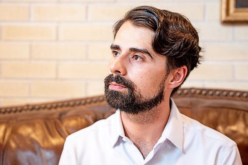 NIC ADAM / FREE PRESS
Graduate of the Winnipeg Regional Health Authority&#x2019;s uncertified health care aide, or UHCA, program Matthew Jacobi, 33, at a UHCA ceremony held at the Masonic Memorial Centre on Monday afternoon. 
240624 - Monday, June 24, 2024.

Reporter: Tyler Searle