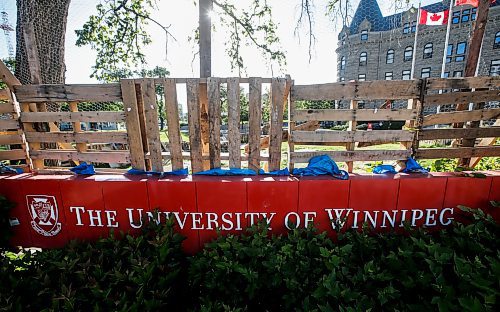 JOHN WOODS / FREE PRESS
People who set up a pro-Palestine encampment at the University of Winnipeg removed it this afternoon Monday, June 24, 2024. 

Reporter: ?