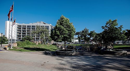 JOHN WOODS / FREE PRESS
People who set up a pro-Palestine encampment at the University of Winnipeg removed it this afternoon Monday, June 24, 2024. 

Reporter: ?