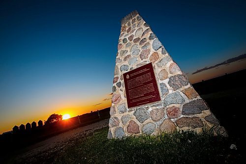 JOHN WOODS / FREE PRESS
The Principle Meridian Cairn on the TransCanada just west of Headingley photographed Monday, June 24, 2024. 

Reporter: paul