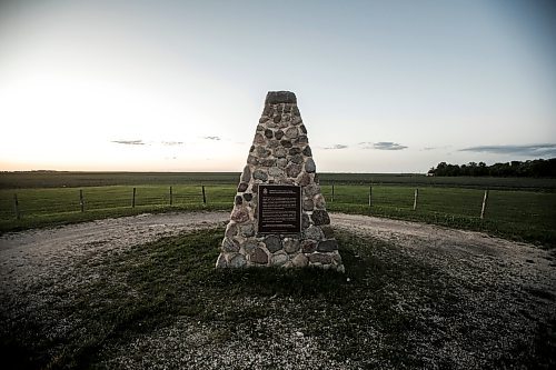 JOHN WOODS / FREE PRESS
The Principle Meridian Cairn on the TransCanada just west of Headingley photographed Monday, June 24, 2024. 

Reporter: paul