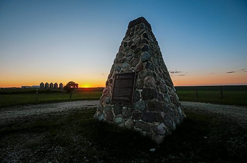 JOHN WOODS / FREE PRESS
The Principle Meridian Cairn on the TransCanada just west of Headingley photographed Monday, June 24, 2024. 

Reporter: paul