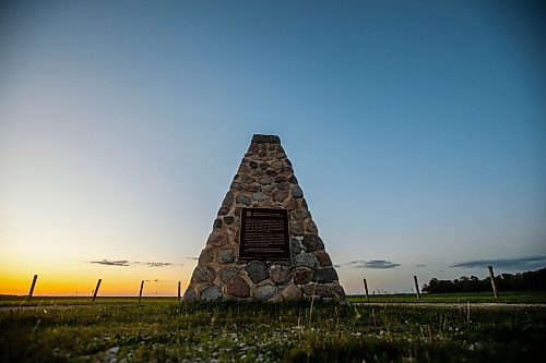 JOHN WOODS / FREE PRESS
The Principle Meridian Cairn on the TransCanada just west of Headingley photographed Monday, June 24, 2024. 

Reporter: paul