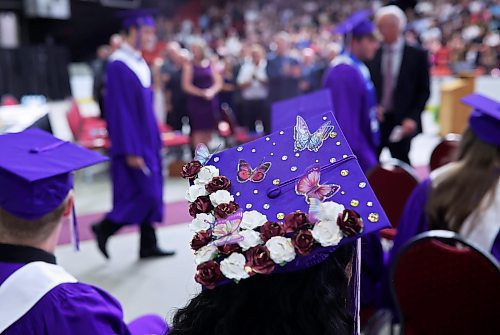 25062024
Graduates enter Westoba Place for Vincent Massey High School&#x2019;s 2024 Convocation at the Keystone Centre on Tuesday.
(Tim Smith/The Brandon Sun)