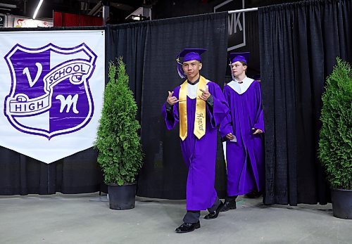 25062024
Graduates enter Westoba Place for Vincent Massey High School&#x2019;s 2024 Convocation at the Keystone Centre on Tuesday.
(Tim Smith/The Brandon Sun)