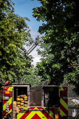 MIKAELA MACKENZIE / FREE PRESS

Fire crews at the scene of a house explosion on Camrose Bay in Transcona on Wednesday, June 26, 2024.

For Malak story.

