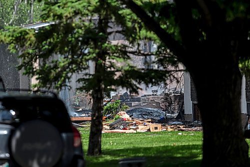 MIKAELA MACKENZIE / FREE PRESS

Debris at the scene of a house explosion on Camrose Bay in Transcona on Wednesday, June 26, 2024.

For Malak story.

