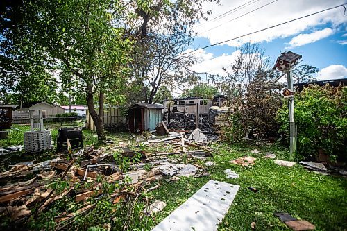 MIKAELA MACKENZIE / FREE PRESS

The site of a house explosion on Camrose Bay in Transcona on Wednesday, June 26, 2024.

For Malak story.

