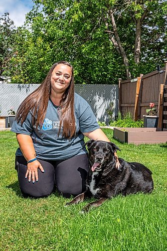 NIC ADAM / FREE PRESS
Manitoba Underdogs Rescues mission is to rescue, rehabilitate, care for, and ultimately seek out permanent and loving homes for Manitoba&#x2019;s unwanted animals.
Manitoba Underdogs Rescue Events Coordinator, Tara Maslowsky, and her 4-year-old husky-lab, Chloe, in their backyard on Wednesday afternoon.
240626 - Wednesday, June 26, 2024.

Reporter: Janine LeGal