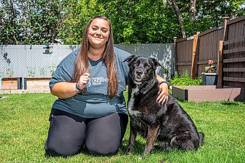 NIC ADAM / FREE PRESS
Manitoba Underdogs Rescues mission is to rescue, rehabilitate, care for, and ultimately seek out permanent and loving homes for Manitoba&#x2019;s unwanted animals.
Manitoba Underdogs Rescue Events Coordinator, Tara Maslowsky, and her 4-year-old husky-lab, Chloe, in their backyard on Wednesday afternoon.
240626 - Wednesday, June 26, 2024.

Reporter: Janine LeGal