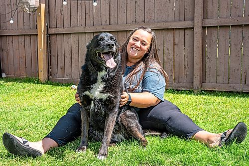 NIC ADAM / FREE PRESS
Manitoba Underdogs Rescues mission is to rescue, rehabilitate, care for, and ultimately seek out permanent and loving homes for Manitoba&#x2019;s unwanted animals.
Manitoba Underdogs Rescue Events Coordinator, Tara Maslowsky, and her 4-year-old husky-lab, Chloe, in their backyard on Wednesday afternoon.
240626 - Wednesday, June 26, 2024.

Reporter: Janine LeGal