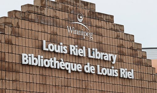 JOHN WOODS / WINNIPEG FREE PRESS
Louis Riel Library on Dakota, which was the scene of a police incident where a male caused a disturbance, is photographed Monday, February 5, 2024.  

Reporter: nicole