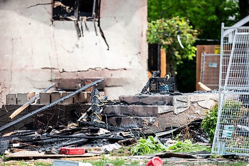 MIKAELA MACKENZIE / FREE PRESS

The rubble where a house exploded yesterday on Camrose Bay in Transcona on Thursday, June 27, 2024.

For &#x460;story.

