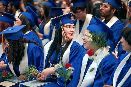 Ruth Bonneville / Free Press

Standup. - RB Russell Graduation pics

R.B. Russell grade 12,  High School student, Tashina-Fai Boudreau is all smiles as she attends her graduation Commencement Ceremony with fellow students at the school Thursday. 





June 27tth, 2024