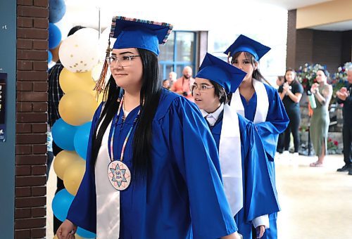 Ruth Bonneville / Free Press

Standup. - RB Russell Graduation pics

R.B. Russell grade 12, Vocational High School students make their way to  their Commencement Ceremony at the school Thursday. 


June 27tth, 2024