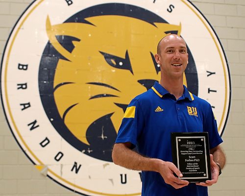 Brandon University professor Scott Forbes was awarded a fellowship with the International Society of Sports Nutrition earlier this month. Only 40 people in the world have the designation. (Thomas Friesen/The Brandon Sun)