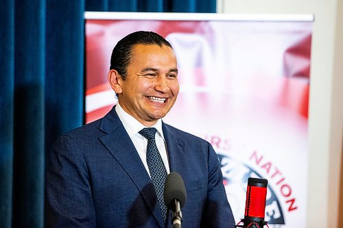 MIKAELA MACKENZIE / FREE PRESS

Premier Wab Kinew speaks at a signing ceremony between three First Nations and the province of Manitoba at the Manitoba Legislative Building on Friday, June 28, 2024.

For Martin Cash story.

