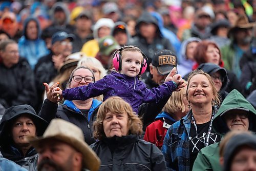 28062024
A young girl dances to the music of The Great Canadian Roadtrip featuring Doc Walker, Michelle Wright and Jason McCoy during the mainstage lineup at Dauphin&#x2019;s Countryfest on Friday evening. (Tim Smith/The Brandon Sun)