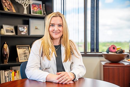 NIC ADAM / FREE PRESS
Dr. Ainslie Mihalchuk, incoming registrar for the College of Physicians and Surgeons in her office on Wednesday afternoon.
240626 - Wednesday, June 26, 2024.

Reporter: Kevin Rollason