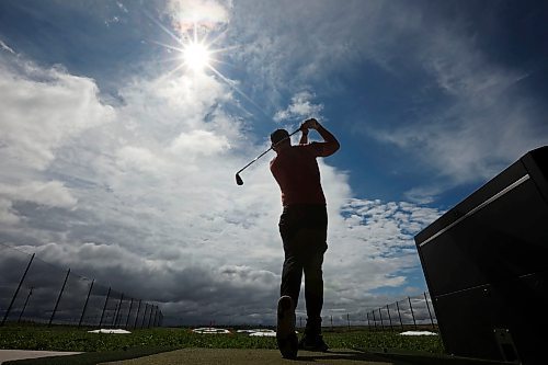 02072024
Ryan Keeble hits ball at Shanks Driving Range &amp; Grill on a warm Tuesday morning. 
(Tim Smith/The Brandon Sun)