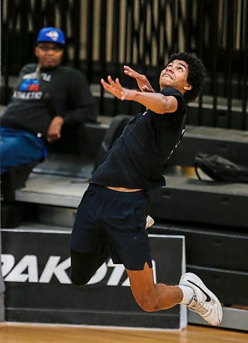 JOHN WOODS / FREE PRESS
Provincial U17 volleyball player Kai Toney is photographed during practice at Dakota Fieldhouse Tuesday, July 2, 2024. 

Reporter: mike