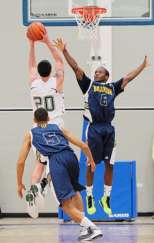 Ilarion Bonhomme played three seasons with the BU men's basketball team from 2011 to 2014. (Tim Smith/Brandon Sun)