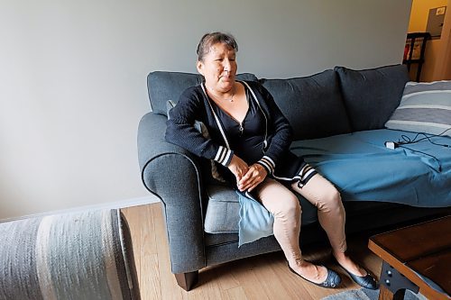 MIKE DEAL / FREE PRESS
Resident, Priscilla Kent in her apartment where she has been staying for about a month.
Aurora Reunification Village, 873 Waverley Street, a private reunification centre that helps people in addictions treatment work towards building a life that includes their children.  
See Katie May story
240703 - Wednesday, July 03, 2024.