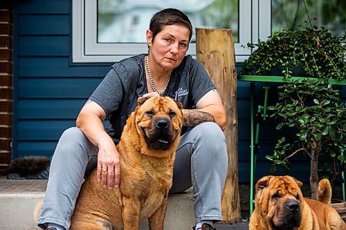 MIKAELA MACKENZIE / FREE PRESS

Long haul trucker and dog shower Devi Gershbain and her dogs, Ever and Radar, at home in Winnipeg on Wednesday, July 3, 2024. The CDC is changing the rules on bringing dogs across the Canada/U.S. border, which will impact the trucking, show dog and breeder communities. 

For Jura story.

