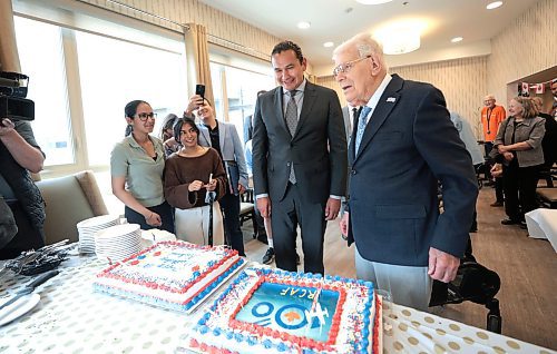 Ruth Bonneville / Free Press

LOCAL STDUP - 100-yr-old

Photo of Mr. Richard Earl with Premier Wab Kinew as he cuts into his birthday cake Tuesday. 


Mr. Richard Earl who  joined the Royal Canadian Air Force at age 18 and served in the 2nd World War,  celebrates his 100th Birthday with a grand party at The Courtyards at Linden Pointe Tuesday.

His party included close family and friends along with MLA  Obby Khan and Premier Wab Kinew!  Also members of  RCAF,, 435 SQN, which Earl was an original member of during the war, presented him with a photo of him in the CC-130 Hercules when he visited their hanger earlier this year. To top it all off the RCAF did a fly-by with the CC-130 Hercules 2 times once for his birthday and also for the RCAF which is also turning 100 this year. 

See story 

July 3rd,  2024

