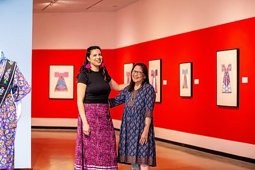 MIKAELA MACKENZIE / FREE PRESS

Curator Marie-Anne Redhead (left) and artist Lita Fontaine at the new exhibition, Lita Fontaine: Winyan, at WAG-Qaumajuq on Thursday, July 4, 2024. 

For Jen story.

